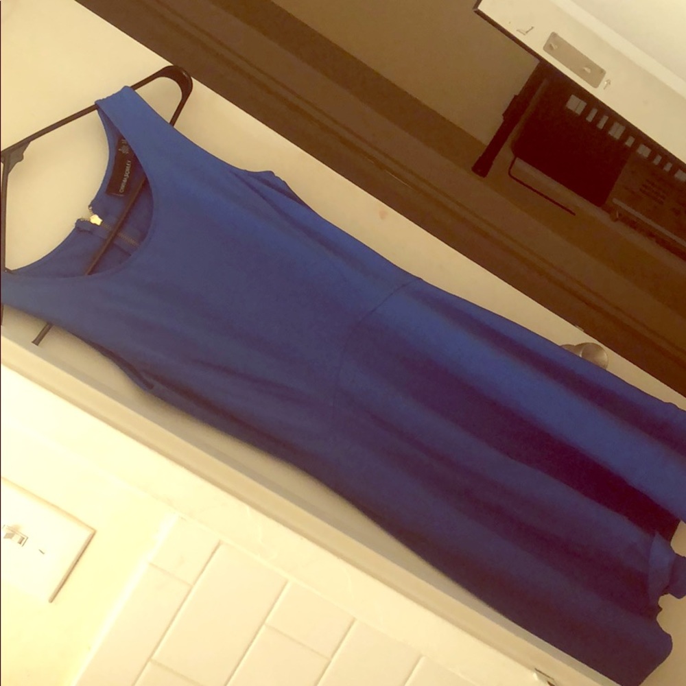 deep blue dress